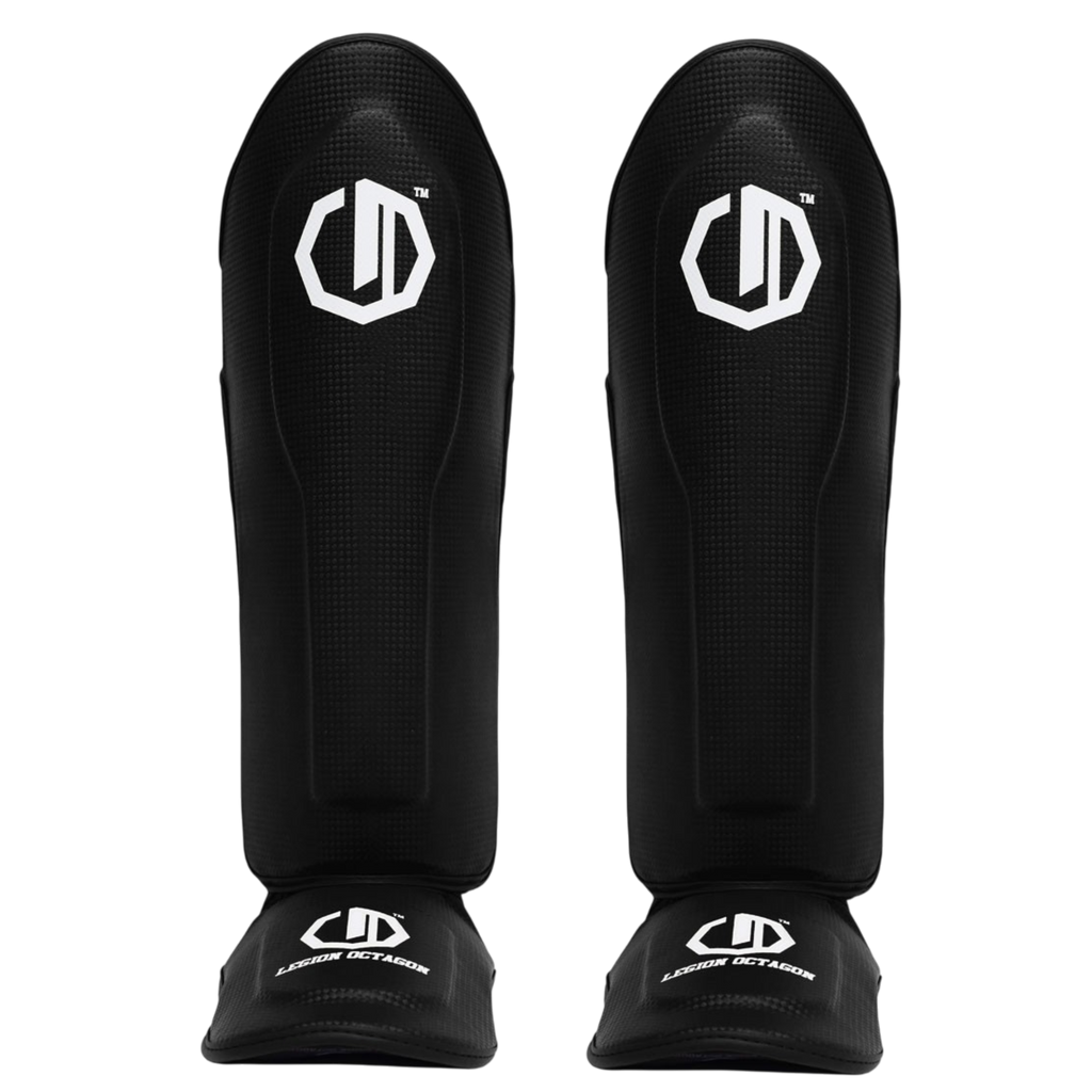 Legion Octagon Kevlar Black Schienbein- & Fussschutz