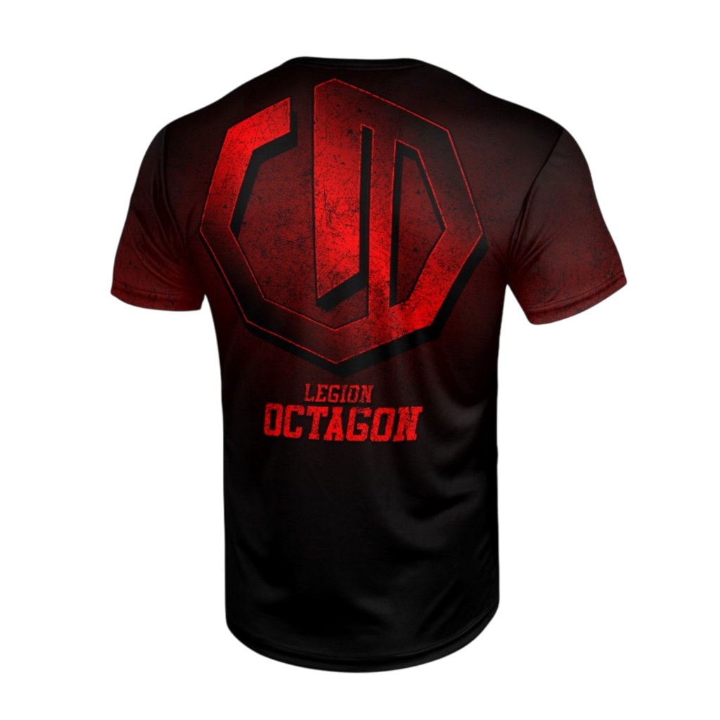 Legion Octagon Conquest Black/Red Sportshirt