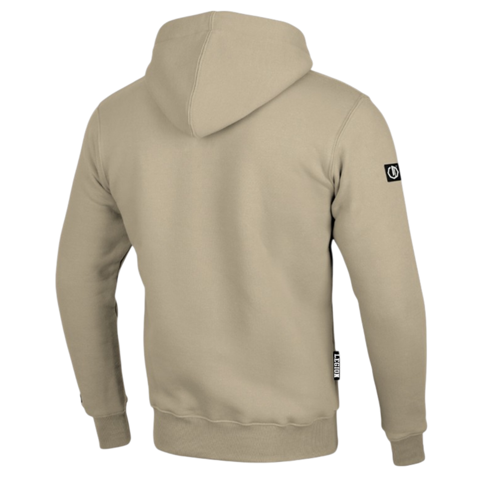 Legion Octagon Small Logo Beige Hoodie